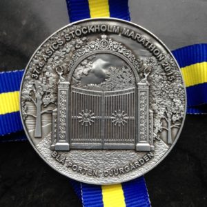 A whopping finishers medal