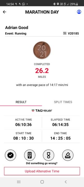 Results screenshot