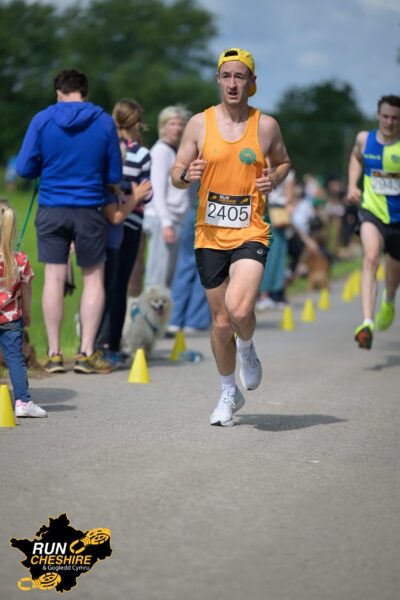 Jonathan Smith approaches the finish line