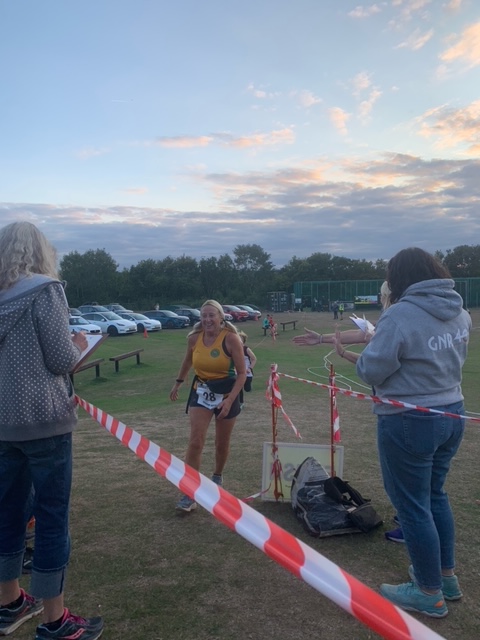 Dawn Jackson at the Higham Hurtle